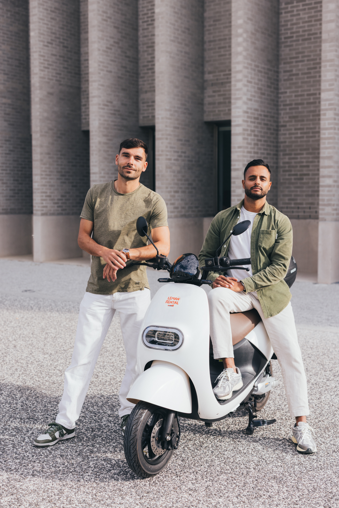 Dennis et Alexis, fondateurs de Leman Rental